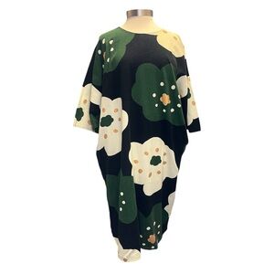 Sou Sou Floral Print Crinkle Dress